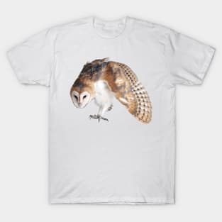 Defensive Young Barn Owl T-Shirt